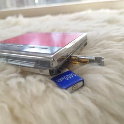 RED Portable minidisc MD MDLP Player SJ MJ55 PANASONIC working  with remote image 4