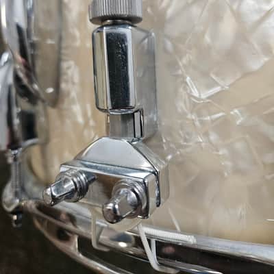 Sonor 14x5.75 Vintage Series White Marine Pearl Snare Drum image 10