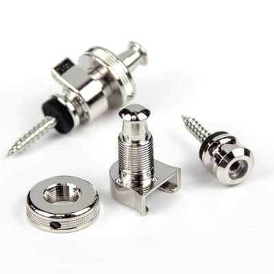 Schaller S-Locks Guitar Strap Lock System, Nickel image 3