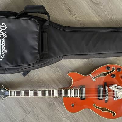 Ibanez AGR63 Hollow Body Electric guitar w/ Bigsby, Vibramate & Gigbag - Gretsch Orange - Gibson wiring harness UPGRADE image 25