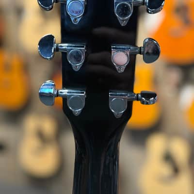 Sigma by Martin & Co DM-4B Acoustic Guitar - Black image 7