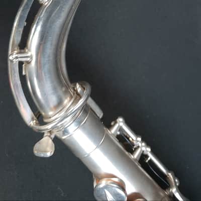 ultra-RARE silver Martin Handcraft Committee I pro alto sax overhauled art-deco city skyline search lights edition aka Mars attacks Earth image 9