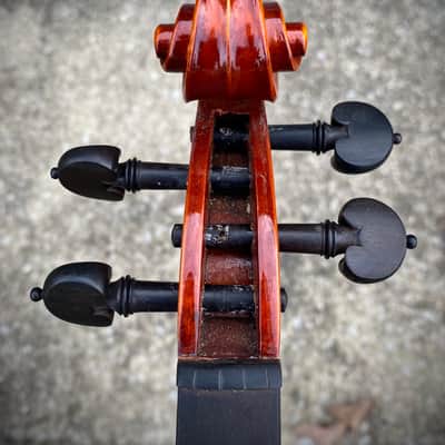 Nicest Cremona Chinese Violin I’ve Seen 4/4 2-Pc Flamed Back. Nice Fittings! image 7