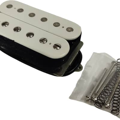 DiMarzio DP257FWH Illuminator Bridge F-Spaced - White image 2