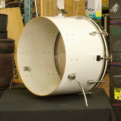 Vintage Ludwig Combo Series 4-pc Drumset, 12/13/16/22, White image 3