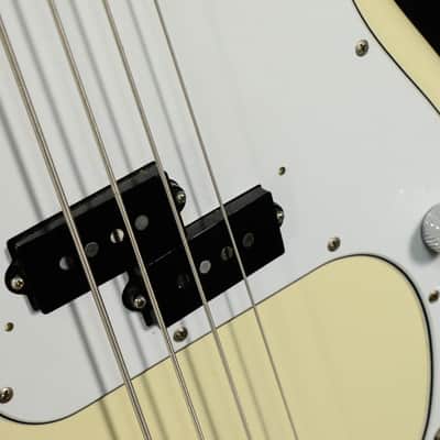 Fender Precision Bass 1986 E Series MIJ Japan Maple Fingerboard Aged White image 12