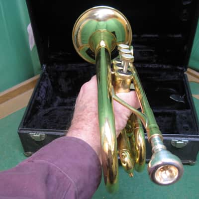 Holton C602RC Cornet 1980's Yamaha Built Monster Bell 5 1/4" - Reconditioned - Case & Yamaha 11C4-7C Mouthpiece image 15