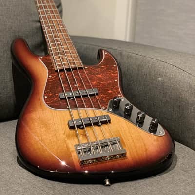 Sadowsky Metroline Vintage J bass 2020 - Vintage sunburst transparent Hugh Polish image 1