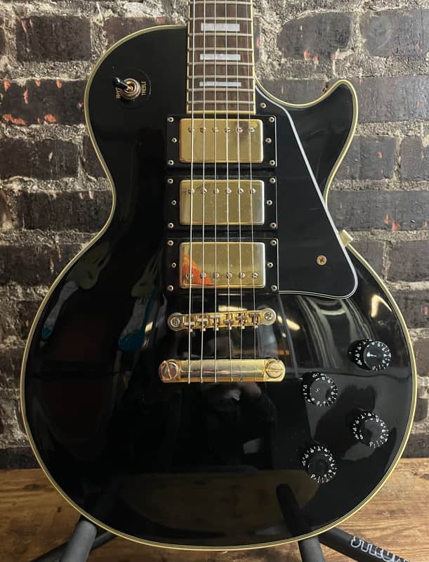 Epiphone Les Paul Custom Black Beauty 3-Pickup | Reverb