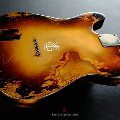 Fender Telecaster Nashville Deluxe Series Copper Gold with Gold Leaf ONE-OF-A-KIND Heavy Aged Relic image 10