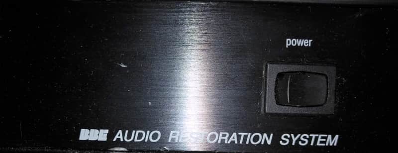 BBE  Audio Restoration System 1990's black image 1