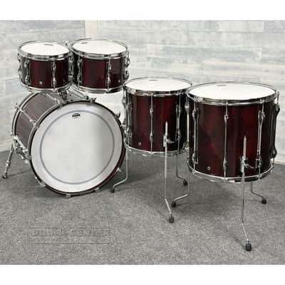 Yamaha Recording Custom 5pc Drum Set 22/10/12/14/16 Classic Walnut image 2