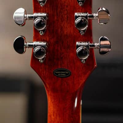 Epiphone Les Paul Standard 60s Figured Electric Guitar - Iced Tea Burst image 6