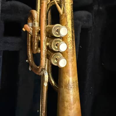 Bach Mellophone,  with case and mouthpiece,  Gold. USA image 5