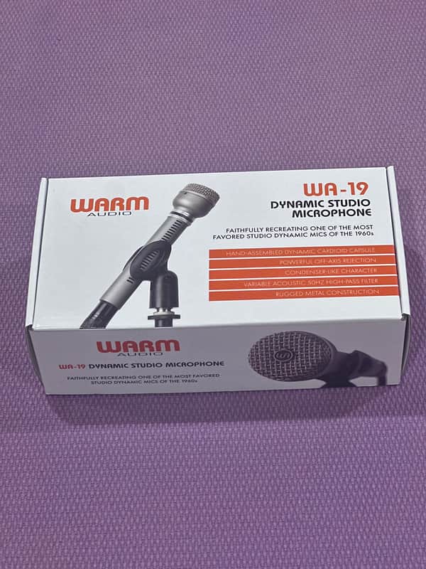Immagine Warm Audio WA-19 Multipattern Dynamic Microphone 2024 - Present - Nickel - 1