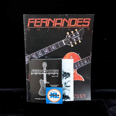 2002 Fernandes American Custom Ravelle Custom, Hand-Made w/ AAAAA Flame Maple Top, Case & Tags image 19