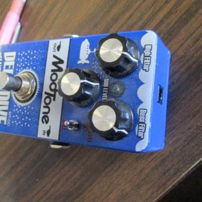 Modtone Deep Dive Octave Plus Guitar effects pedal mod tone blue image 6