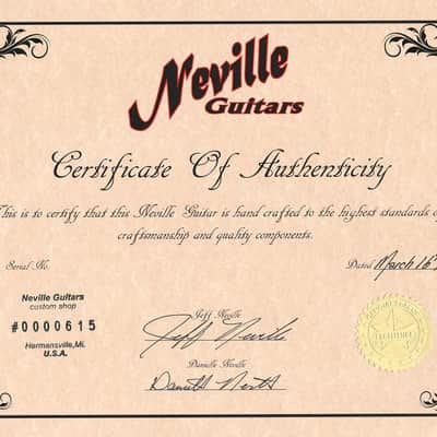 2026 Neville Guitars S-Style Custom Shop #615 in Matte Dakota Red, Excellent Condition with Hard Case! image 4