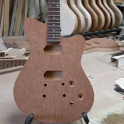 Complete to Suit: Till Guitars Redwood Burl Boutique Thinline Handmade in California image 4