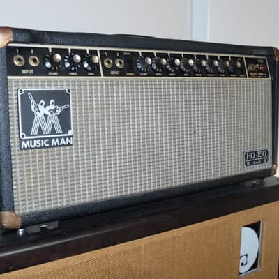 Music Man HD-150 Reverb 2-Channel 150-Watt Guitar Amp Head 1980 - 1984 - Black image 2