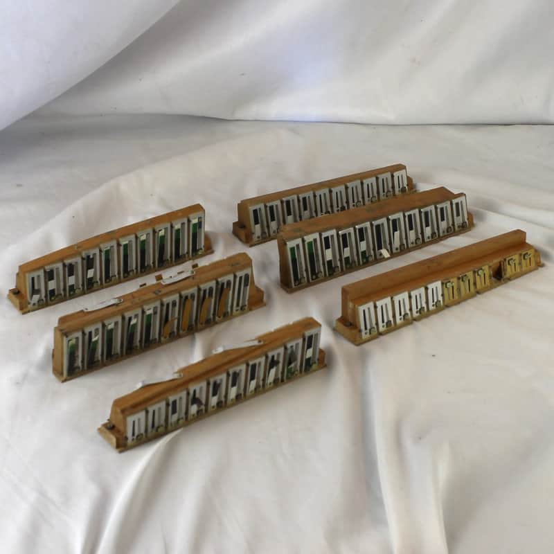 Hohner Accordion Part - Lot of 6 Treble Reed Blocks for Atlantic III 41 Key Piano Accordion LMH (Partially Incomplete) image 1
