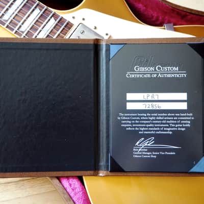 2012 Gibson Les Paul R7 Custom Shop 1957 Historic Reissue Goldtop Near Mint VOS w/ ohsc image 19