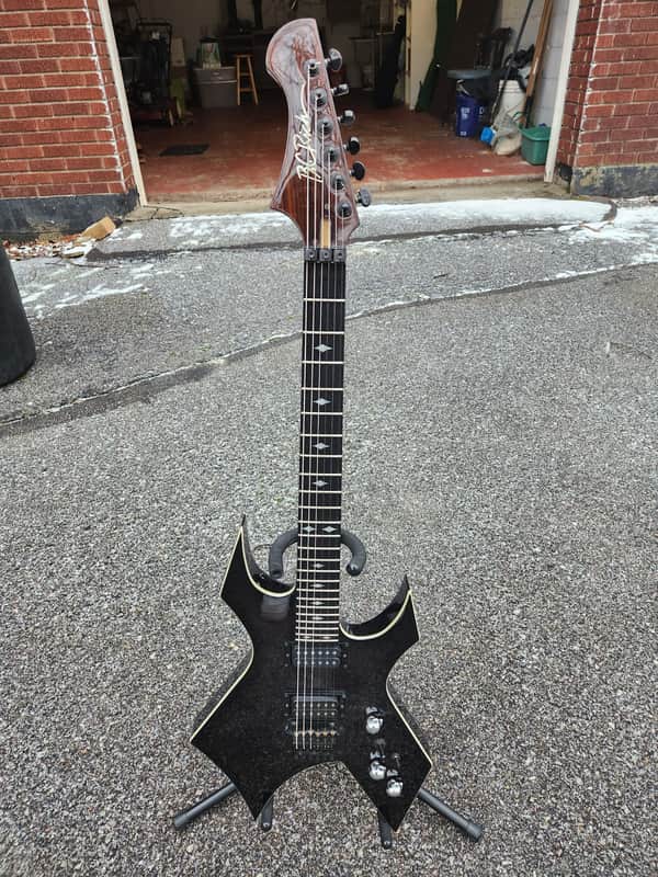 B.C. Rich BSM Warlock II - Transparent Black