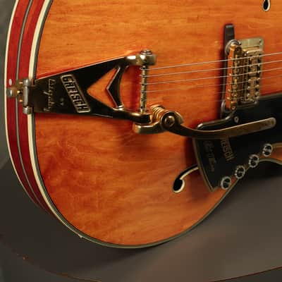 1973 Gretsch 7690 Super Chet Autumn Red Stain faded Orange image 14
