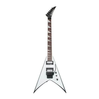 Jackson JS Series King V JS32, White with Black Bevels Electric Guitar image 1
