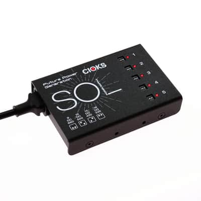 CIOKS Sol Pedal Power (WATCHLIST OFFER) Selectable Voltage,5 Isolated Outlets,9 Cables image 6