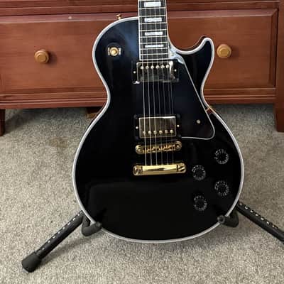 Gibson Custom Shop Les Paul Custom 2025 M2M - Black Beauty - Ebony image 12