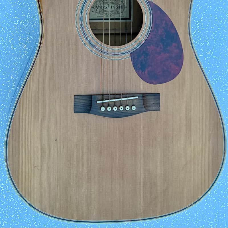 Freshman FA1DCE electro-acoustic guitar; Natural
