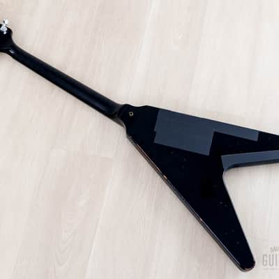 Gibson Custom Shop Kirk Hammett 1979 Flying V Murphy Lab Aged Ebony image 11