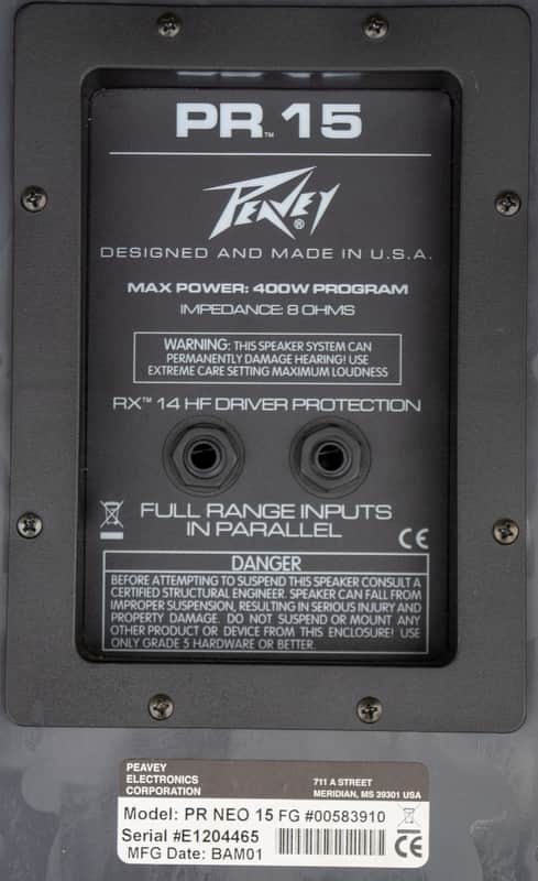 Peavey PR15 speakers pair neodimium | Reverb