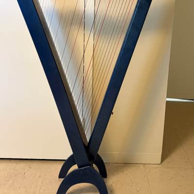 Grand Harpsicle® 33-String Fully Levered Harp – Blue – Excellent Condition image 2