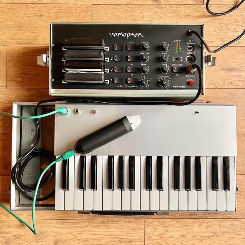 RARE Realton VARIOPHON Spot - Analog Wind Synthesizer - 7 cartridges image 1
