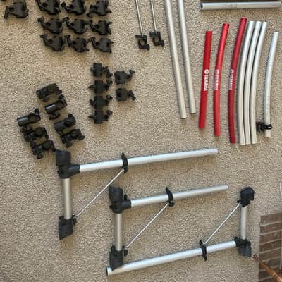 2x Yamaha DTX Electronic Drum Racks 2000's - Metal image 1
