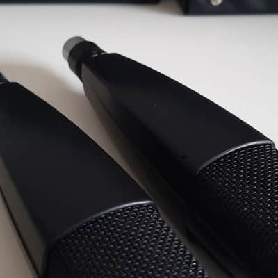 Set of 2x Sennheiser MD 421-U4 matched serials Cardioid Dynamic Microphones 1960s - 1990s - Black image 6
