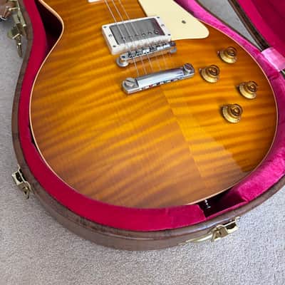 2023 Gibson 1959 Reissue Les Paul Lemonburst Killer Top image 10