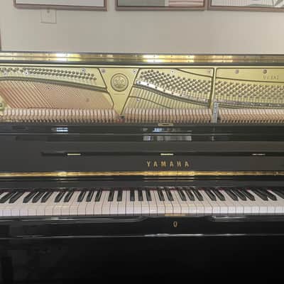 Yamaha U1TA2 Upright Piano (Black) – Excellent Condition – Brooklyn image 5