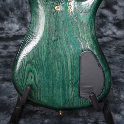 Lefty Warwick Streamer LX JazzMan 2009 Trans Green Left Handed image 11
