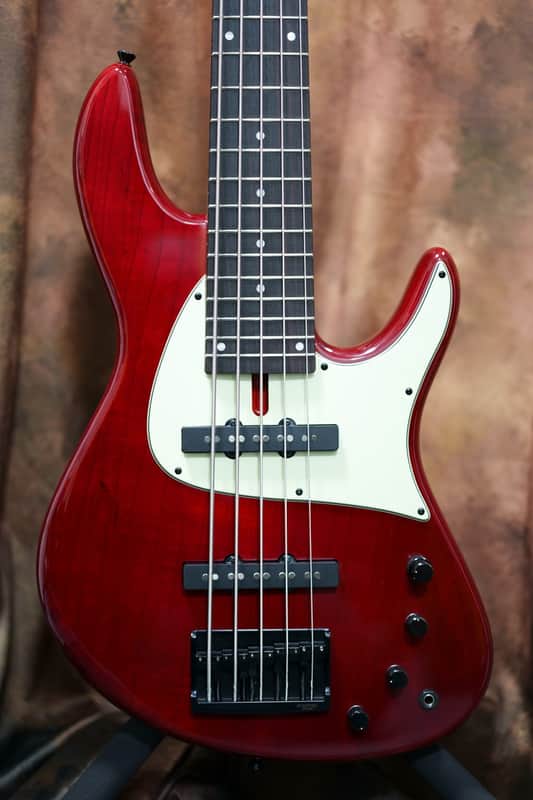 Fodera NYC Empire 5 Strings 70FH/24 TransRed | Reverb