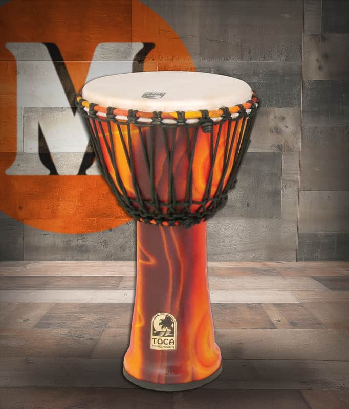 Toca Freestyle Rope-Tuned Djembe, 12" - Festa (SFDJ-12F) image 1
