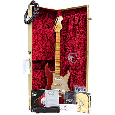 2014 Fender Custom Shop '54 Stratocaster Relic, Cimarron Red image 10