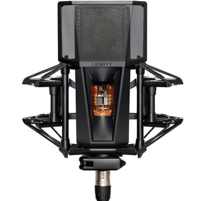 Lewitt PURE TUBE Studio Set Cardioid Tube Microphone with Shockmount & Pop Filter image 6