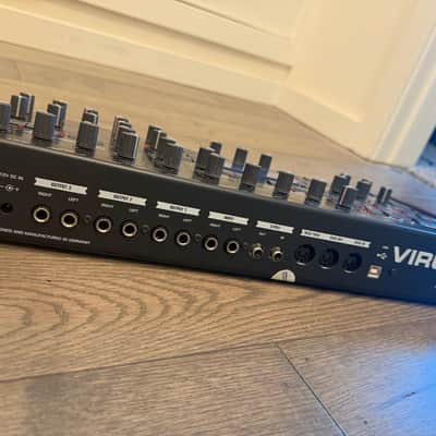 Access Virus TI (1st gen) Desktop Digital Synthesizer 2005 - Black w/ Walnut Side Plates image 4