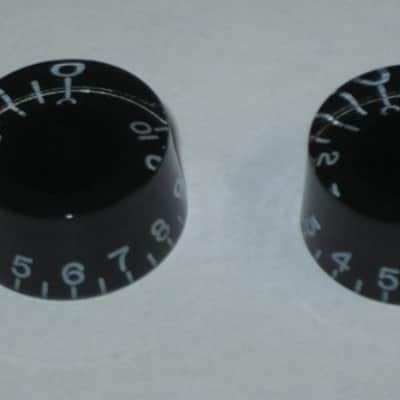 TWO new (open package) very near A+ genuine Gibson BLACK SPEED Knobs PRSK-010 (only 2 knobs from the PRSK-010 set are for sale - the other 2 knobs are NOT included) minor surface imperfections on top sides image 6