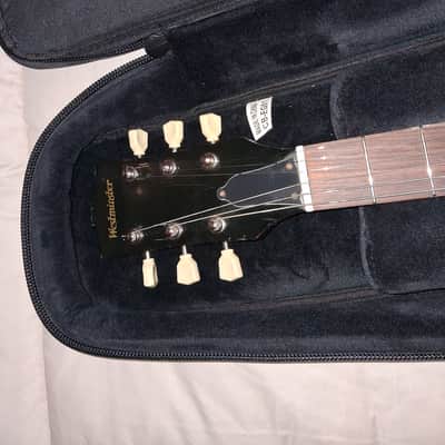 Made in Japan 70's by Matsumoku REFURBISHED MODIFIED AND REFRETTED Westminster SG walnut with UK Monty's Guitars wiring kit image 8