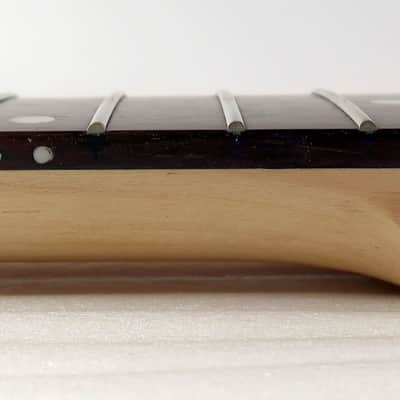Guitar Neck NEW Style Headstock 25.5" Scale 22 Fret Maple Rosewood It's a Nice One image 11