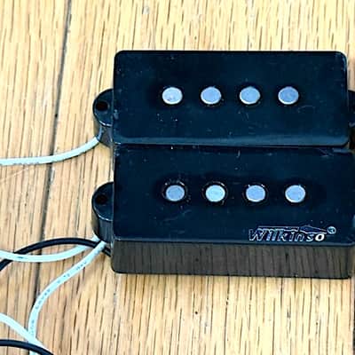 Wilkinson P-Bass Alnico Pickup w/ Harness & Squier P-Bass Pickup, Both In Excellent Condition image 7